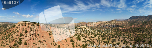 Image of Mountains with argan trees in Morocco