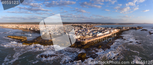 Image of Aerial panorama of Essaouira city