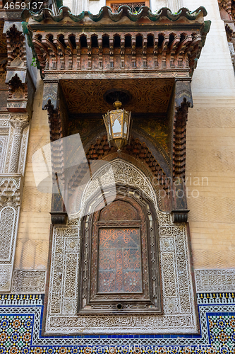 Image of Ornaments and window, in Fes, Morocco