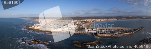 Image of Aerial panorama of Essaouira city