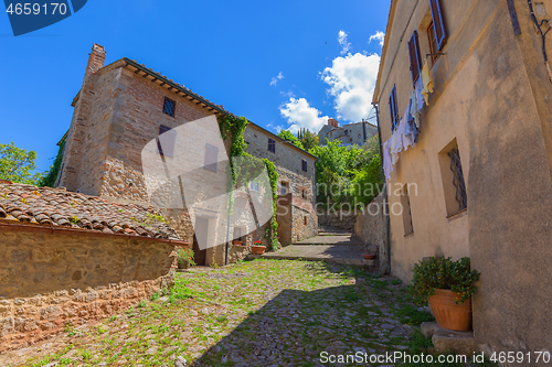 Image of Street in old medieval Italy town