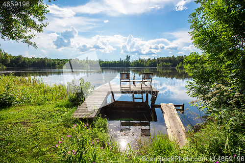 Image of beautiful summer landscape