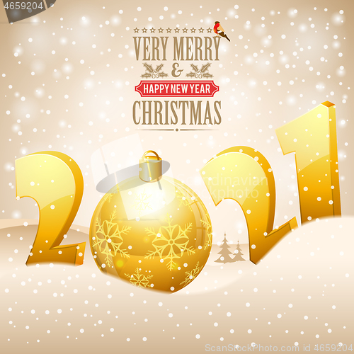 Image of Christmas and New Year background