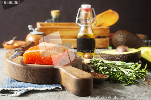 Image of sources of omega-3 acids 