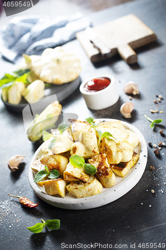 Image of fried vegetables