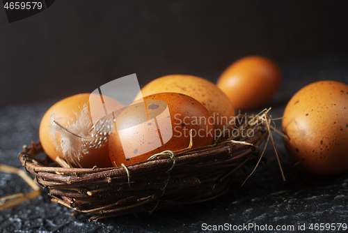 Image of chicken eggs