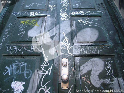 Image of Graffiti door