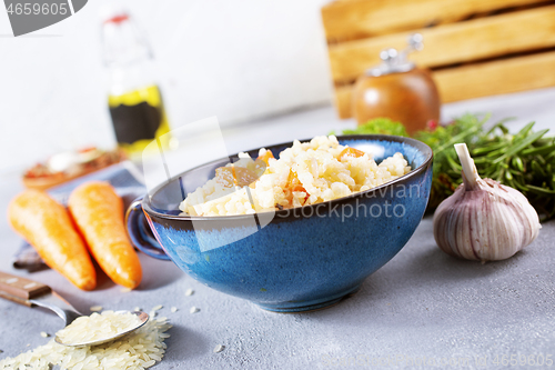 Image of rice with vegetables