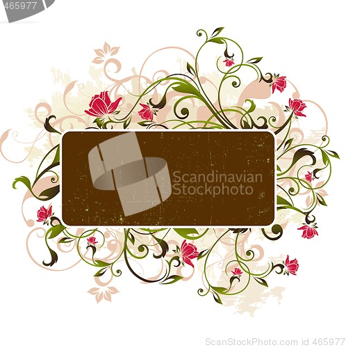 Image of floral frame