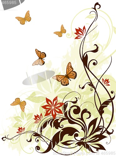 Image of floral background