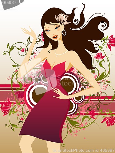 Image of fashion girl
