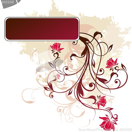 Image of floral frame