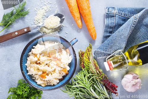 Image of rice with vegetables