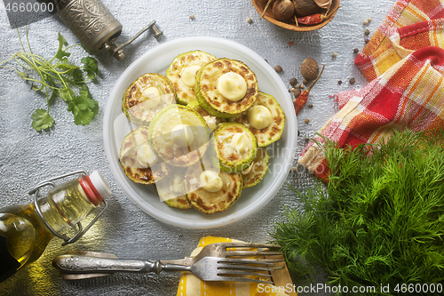 Image of Grilled zucchini 