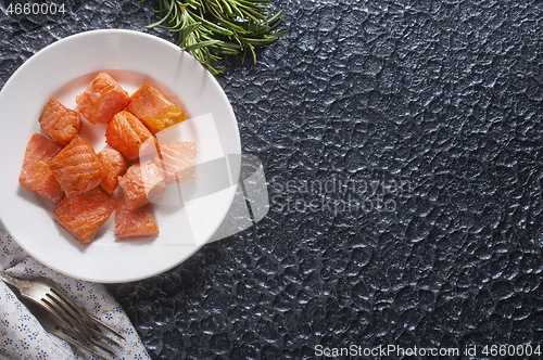 Image of fried salmon