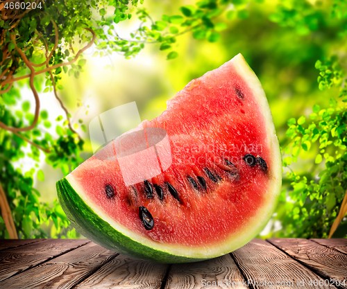 Image of Slice of watermelon