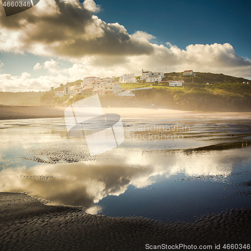 Image of Beautiful beach at morning