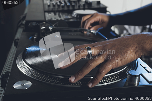 Image of Dj mixing