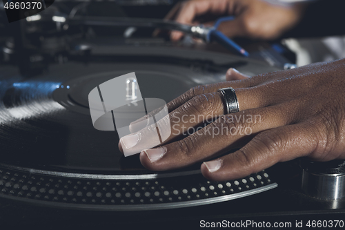 Image of Dj mixing