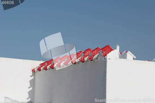 Image of Red roofing tiles