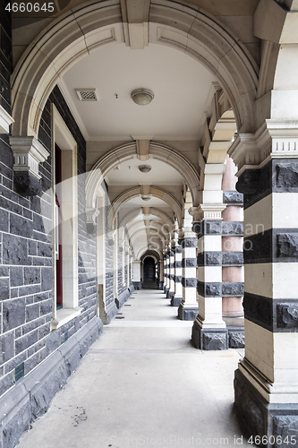 Image of railway station of Dunedin south New Zealand