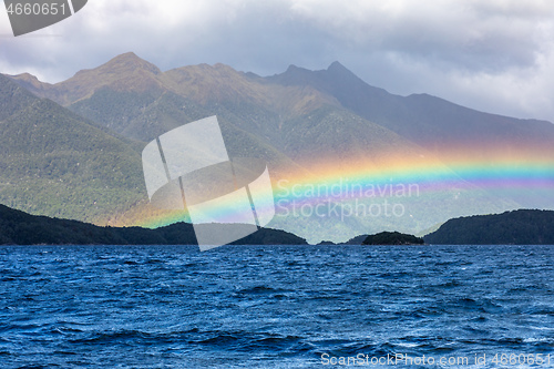 Image of scenery at Lake Te Anau, New Zealand