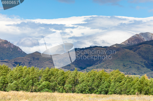 Image of mountain view in New Zealand