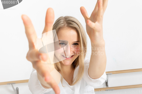 Image of female dancer in action