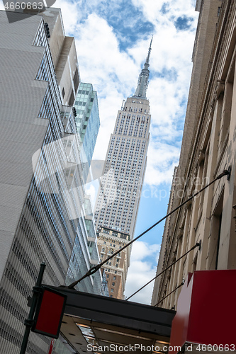 Image of Empire State Building in New York USA