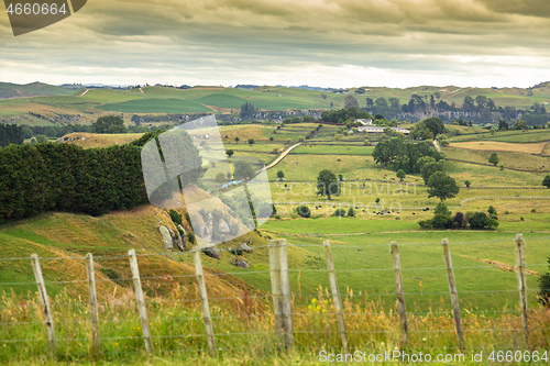 Image of typical rural landscape in New Zealand