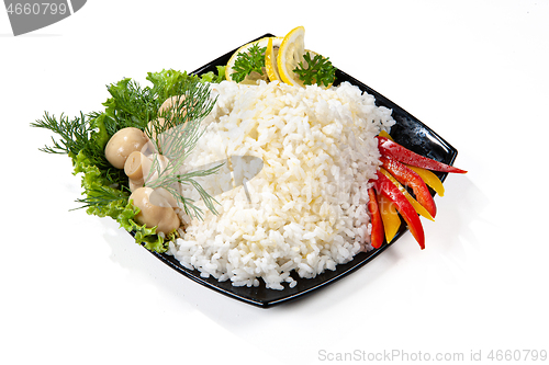 Image of Mushrooms And Greenery