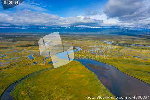 Image of Avacha river delta on Kamchatka