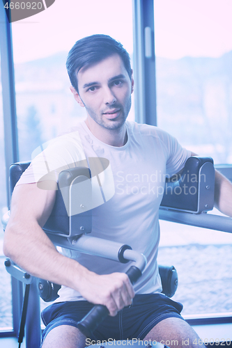 Image of man running on the treadmill