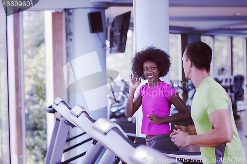 Image of people exercisinng a cardio on treadmill