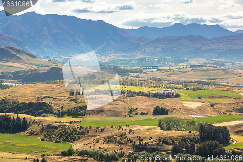 Image of Landscape scenery in south New Zealand