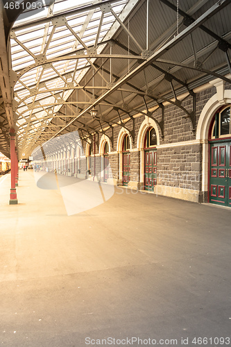 Image of railway station of Dunedin south New Zealand