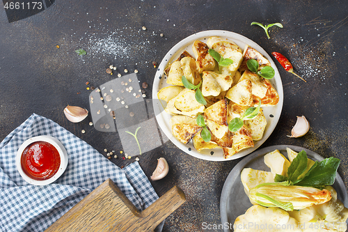 Image of fried vegetables