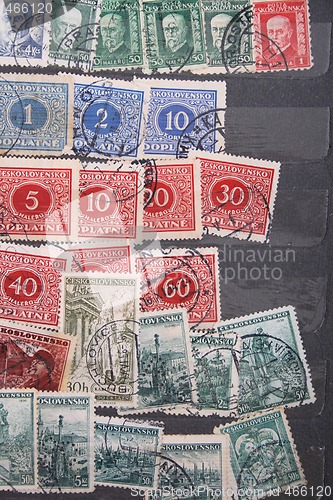 Image of postage stamps