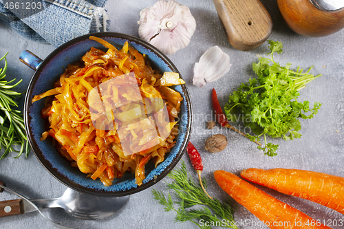 Image of fried cabbage