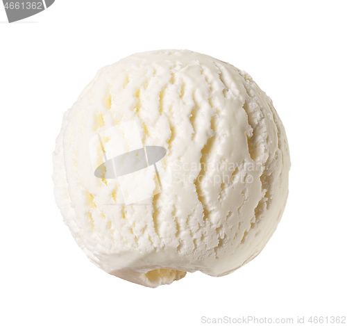 Image of scoop of vanilla ice cream