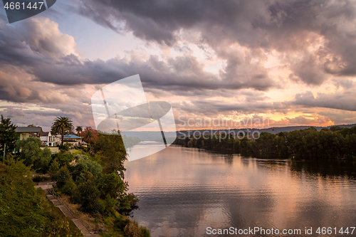 Image of Cloudy skies over Nepean River Penrith