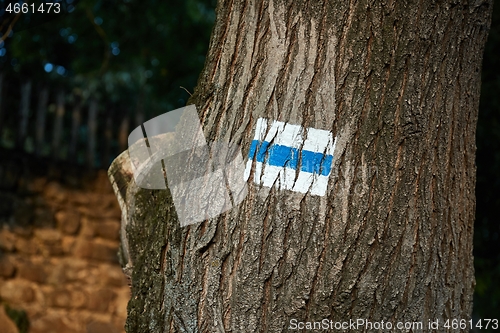 Image of Hiking trail signs