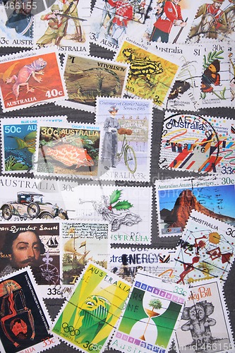 Image of postage stamps