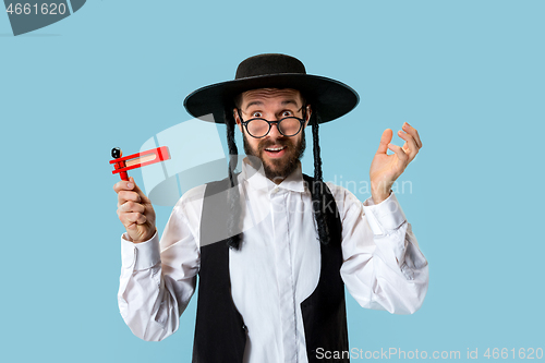 Image of Portrait of a young orthodox Hasdim Jewish man