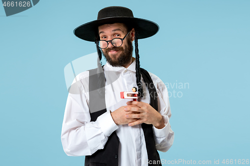 Image of Portrait of a young orthodox Hasdim Jewish man