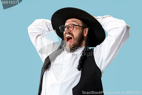 Image of Portrait of a young orthodox Hasdim Jewish man