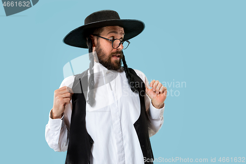 Image of Portrait of a young orthodox Hasdim Jewish man