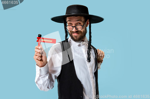 Image of Portrait of a young orthodox Hasdim Jewish man