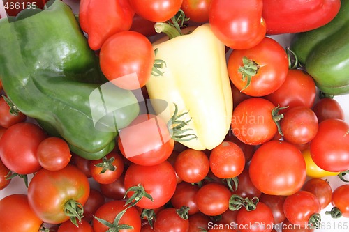 Image of tomatoes background