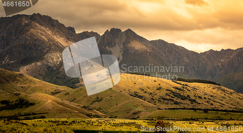 Image of mountain view in New Zealand